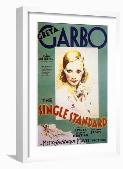 The Single Standard, 1929-null-Framed Art Print