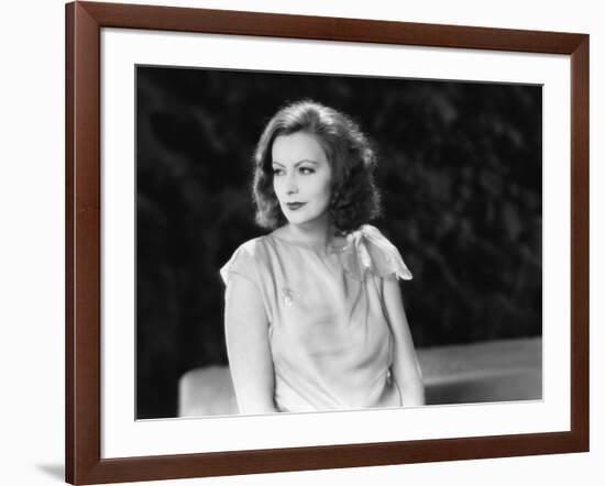 The Single Standart by John S. Robertson with Greta Garbo, 1929 (b/w photo)-null-Framed Photo