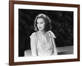 The Single Standart by John S. Robertson with Greta Garbo, 1929 (b/w photo)-null-Framed Photo