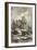 The Sinking of Admiral Villeneuve's Flagship-Theodor Weber-Framed Art Print