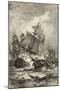 The Sinking of Admiral Villeneuve's Flagship-Theodor Weber-Mounted Art Print