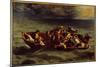 The Sinking of “Don Juan”. Illustration of the Book by George Gordon Byron Called Lord Byron (1788--Ferdinand Victor Eugene Delacroix-Mounted Giclee Print