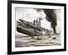 The Sinking of Hms Dasher-John S. Smith-Framed Giclee Print