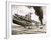 The Sinking of Hms Dasher-John S. Smith-Framed Giclee Print