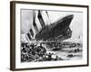 The Sinking of SS Titanic, 14 April 1912-null-Framed Giclee Print