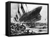 The Sinking of SS Titanic, 14 April 1912-null-Framed Stretched Canvas