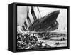The Sinking of SS Titanic, 14 April 1912-null-Framed Stretched Canvas