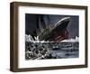 The sinking of SS Titanic, 14 April 1912-Unknown-Framed Giclee Print