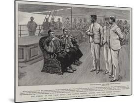 The Sinking of the Kow Shing, the British Officers Arguing with the Chinese Generals-Joseph Nash-Mounted Giclee Print