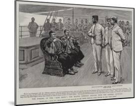 The Sinking of the Kow Shing, the British Officers Arguing with the Chinese Generals-Joseph Nash-Mounted Giclee Print