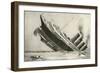 The Sinking of the Lusitania, 7 May 1915-null-Framed Giclee Print
