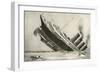 The Sinking of the Lusitania, 7 May 1915-null-Framed Giclee Print