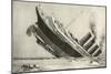 The Sinking of the Lusitania, 7 May 1915-null-Mounted Giclee Print