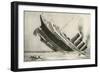 The Sinking of the Lusitania, 7 May 1915-null-Framed Premium Giclee Print