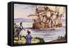 The Sinking of the Telemaque During the French Revolution-Pat Nicolle-Framed Stretched Canvas