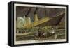 The Sinking of the Titanic, 15 April 1912-null-Framed Stretched Canvas