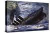 The Sinking of the Titanic-Graham Coton-Stretched Canvas