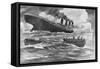 The Sinking of the Titanic-null-Framed Stretched Canvas