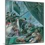 The Sinking of the Titanic-Peter Jackson-Mounted Giclee Print