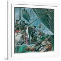 The Sinking of the Titanic-Peter Jackson-Framed Giclee Print