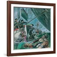 The Sinking of the Titanic-Peter Jackson-Framed Giclee Print