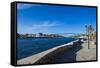 The Sint Annabaai Channel in Willemstad, Capital of Curacao, ABC Islands, Netherlands Antilles-Michael Runkel-Framed Stretched Canvas