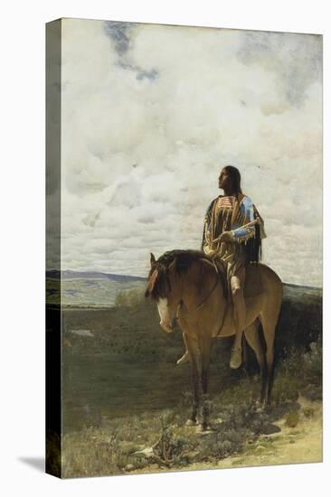 The Sioux Brave, 1882-George de Forest Brush-Stretched Canvas