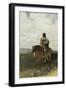 The Sioux Brave, 1882-George de Forest Brush-Framed Giclee Print