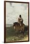 The Sioux Brave, 1882-George de Forest Brush-Framed Giclee Print