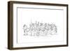 The Sioux Tribe Performing a Beggar Dance, 1841-Myers and Co-Framed Giclee Print