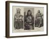 The Sioux War, a Trio of Indian Chiefs-null-Framed Giclee Print