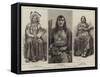 The Sioux War, a Trio of Indian Chiefs-null-Framed Stretched Canvas