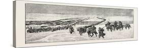 The Sioux War: the Powder River Expedition Crossing the Platte River-null-Stretched Canvas