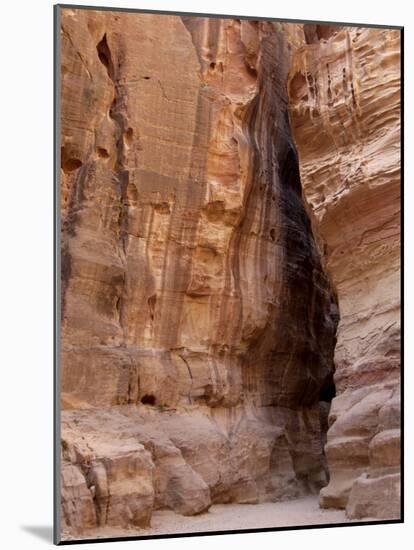 The Siq, Petra, Jordan, Middle East-Sergio Pitamitz-Mounted Photographic Print