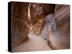 The Siq, Petra, Unesco World Heritage Site, Jordan, Middle East-Sergio Pitamitz-Stretched Canvas