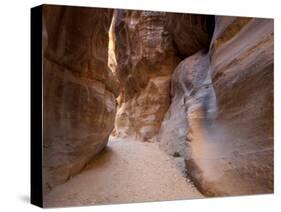 The Siq, Petra, Unesco World Heritage Site, Jordan, Middle East-Sergio Pitamitz-Stretched Canvas