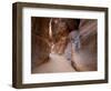 The Siq, Petra, Unesco World Heritage Site, Jordan, Middle East-Sergio Pitamitz-Framed Photographic Print