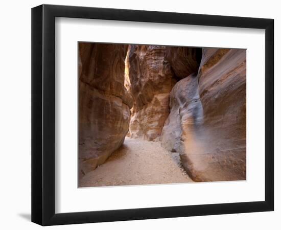 The Siq, Petra, Unesco World Heritage Site, Jordan, Middle East-Sergio Pitamitz-Framed Photographic Print