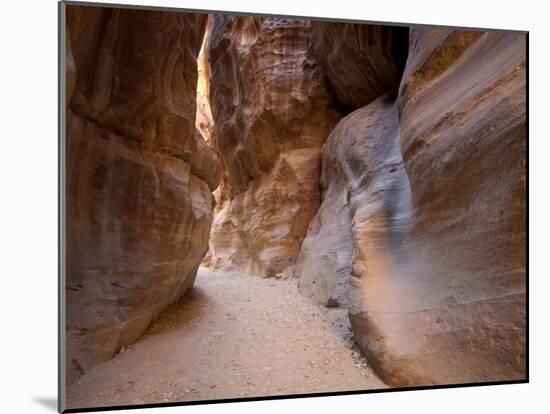 The Siq, Petra, Unesco World Heritage Site, Jordan, Middle East-Sergio Pitamitz-Mounted Photographic Print