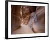 The Siq, Petra, Unesco World Heritage Site, Jordan, Middle East-Sergio Pitamitz-Framed Photographic Print