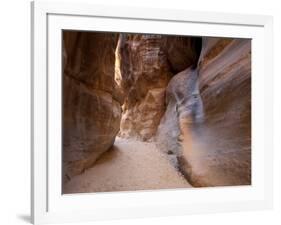 The Siq, Petra, Unesco World Heritage Site, Jordan, Middle East-Sergio Pitamitz-Framed Photographic Print