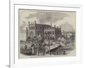 The Sir Jamsetjee Hospital and Grant Medical College at Bombay-null-Framed Giclee Print