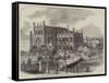 The Sir Jamsetjee Hospital and Grant Medical College at Bombay-null-Framed Stretched Canvas