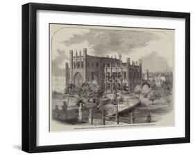 The Sir Jamsetjee Hospital and Grant Medical College at Bombay-null-Framed Giclee Print