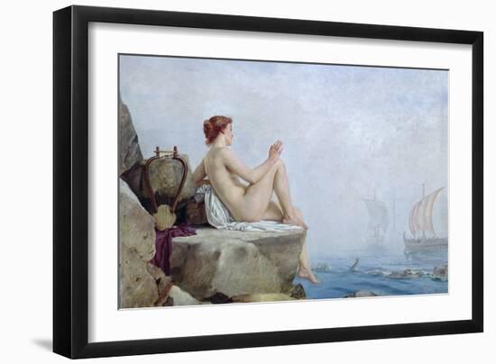 The Siren, 1888-Edward Armitage-Framed Giclee Print