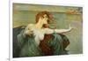 The Siren Sings Her Song Luring Sailors to Destruction-Leopold Schmutzler-Framed Art Print