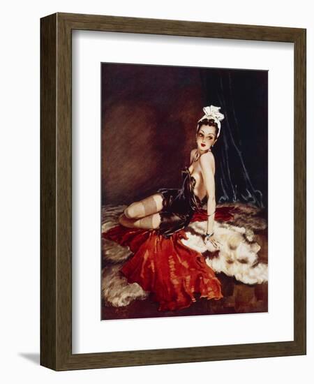 The Siren-David Wright-Framed Art Print