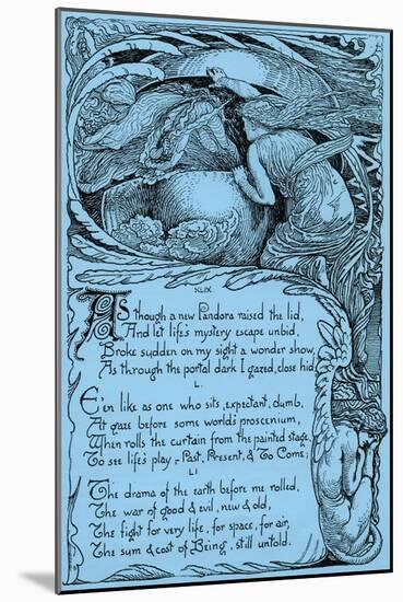 The Sirens Three --Walter Crane-Mounted Giclee Print
