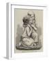The Sisters, a Group in Marble, by a Munro-null-Framed Giclee Print