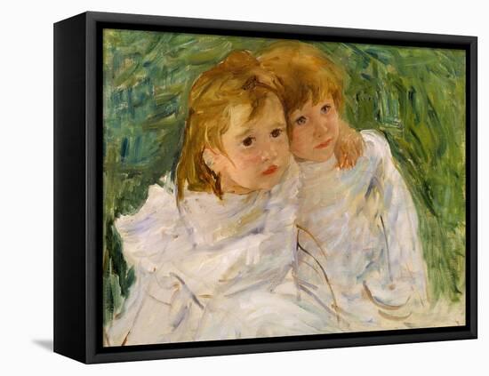 The Sisters, C.1885-Mary Cassatt-Framed Stretched Canvas